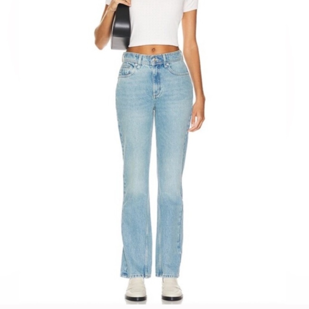 FREE PEOPLE -WE THE FREE -XENA SLIM STRAIGHT COTTON JEANS- Size 27